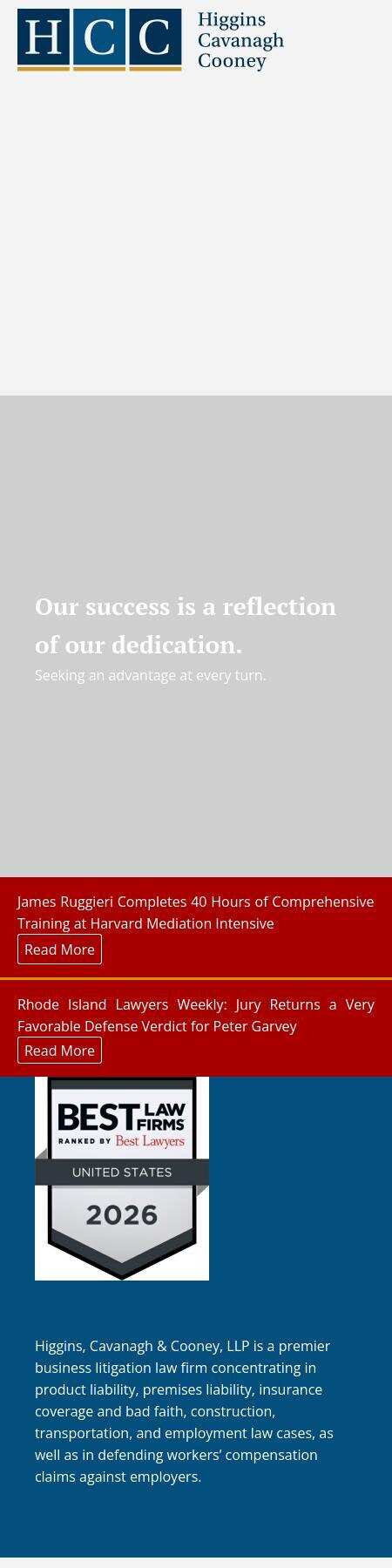 Higgins, Cavanagh & Cooney, LLP - Providence RI Lawyers
