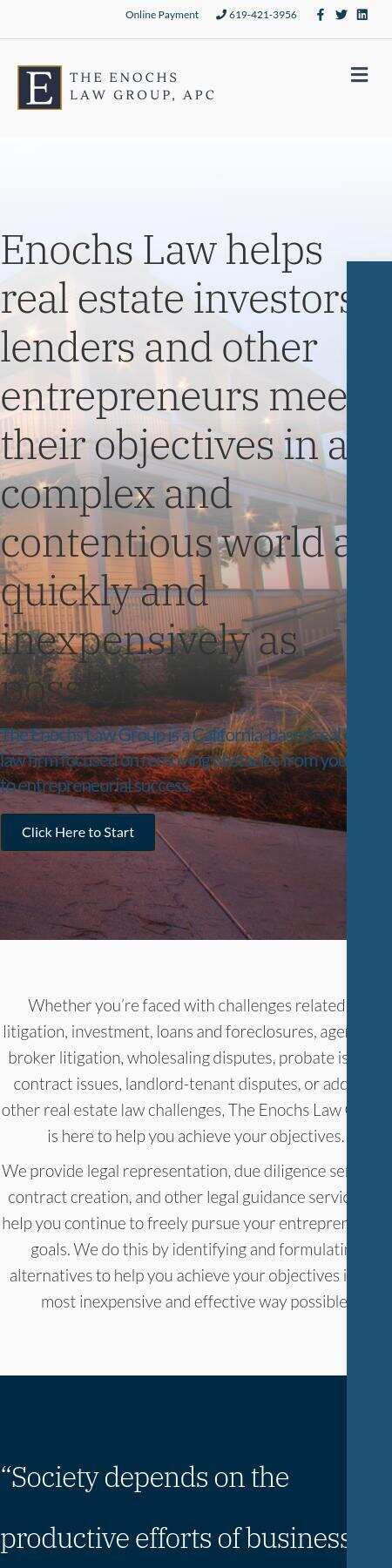 Jon Alan Enochs Attorney at Law - La Mesa CA Lawyers