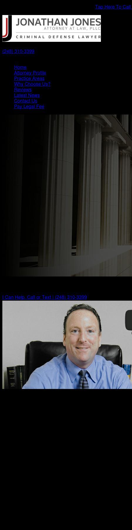 Jonathan Jones, Attorney at Law, PLLC - Royal Oak MI Lawyers