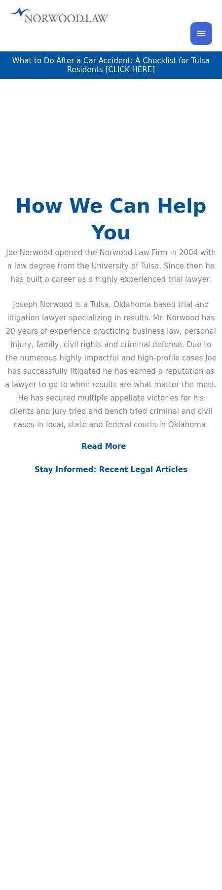 Joseph M. Norwood - Tulsa OK Lawyers