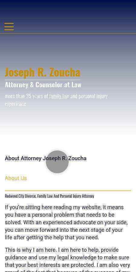 Joseph R. Zoucha, Attorney & Counselor at Law - Redwood City CA Lawyers