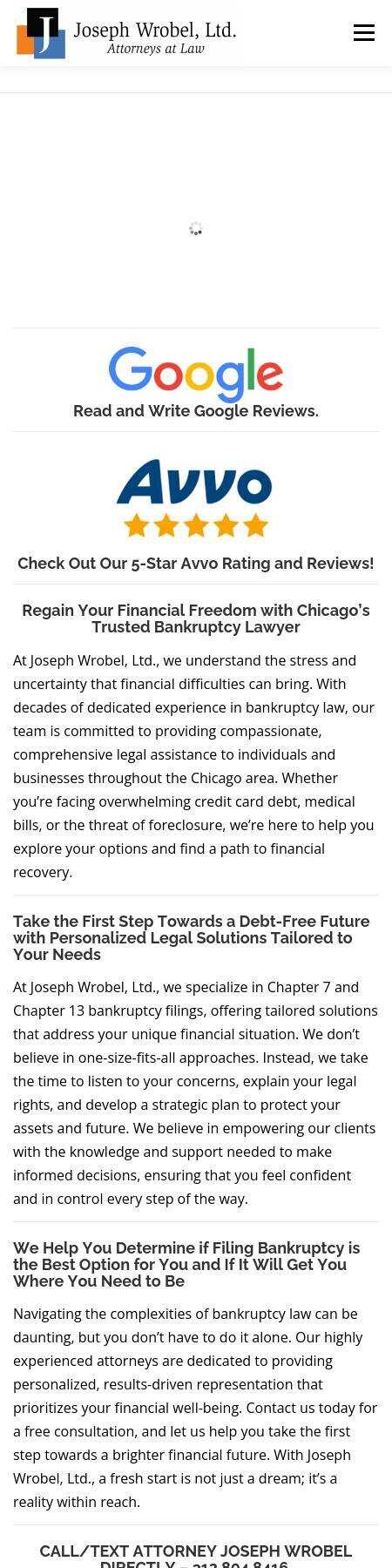 Joseph Wrobel, Ltd. - Schaumburg IL Lawyers