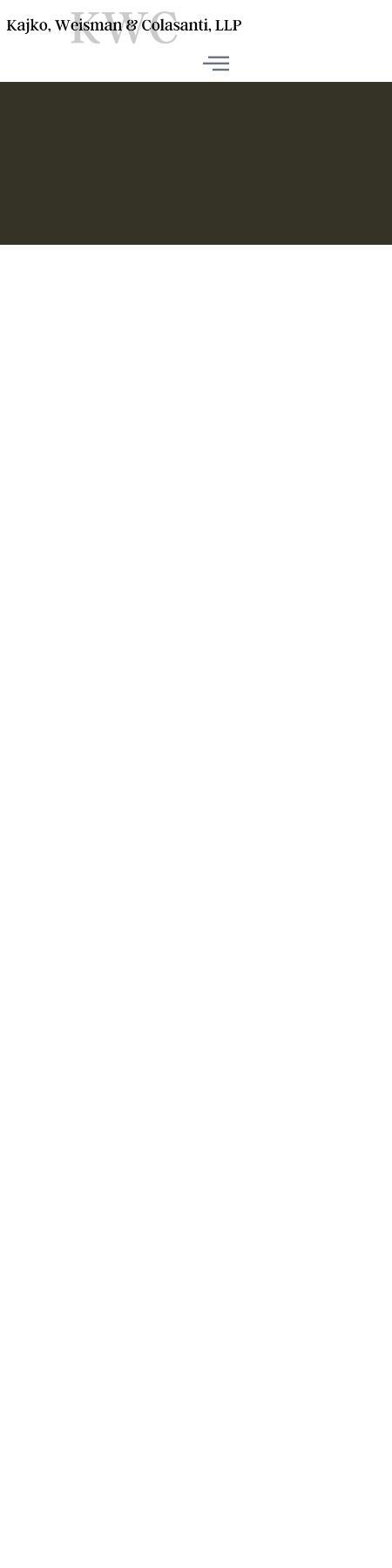Kajko, Weisman & Colasanti, LLP - Andover MA Lawyers