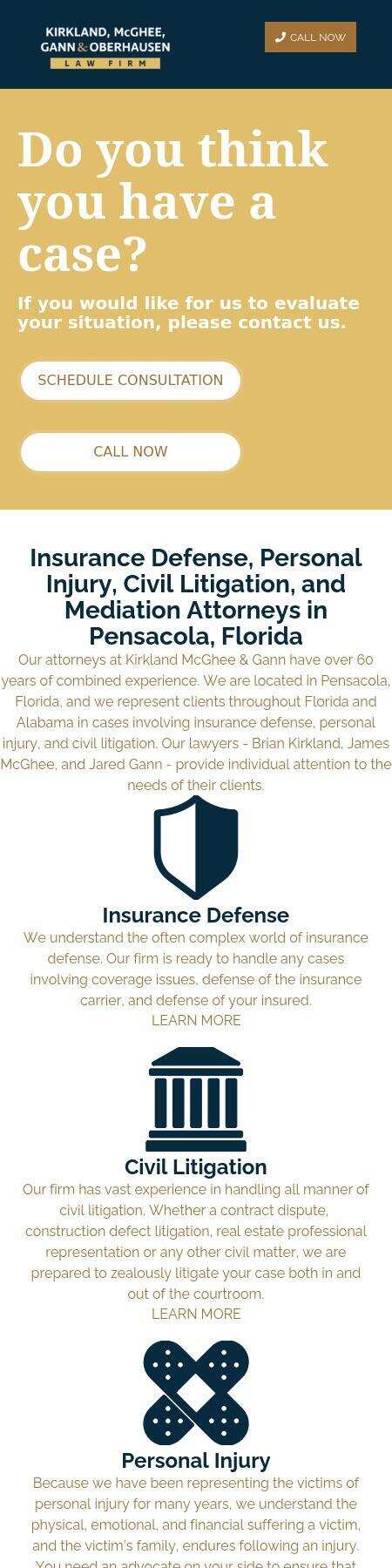 Kirkland & McGhee - Pensacola FL Lawyers