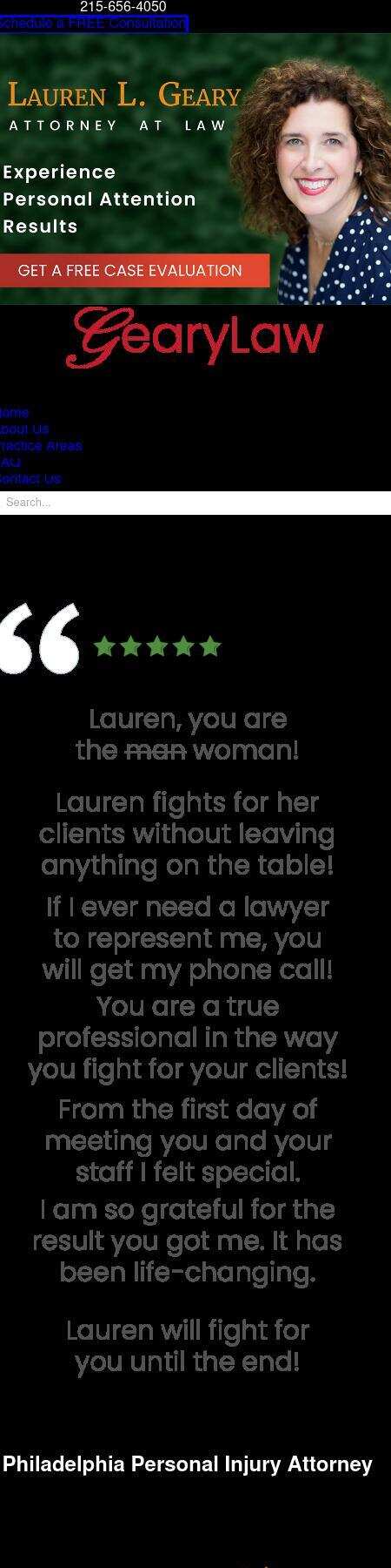 Lauren Levin Geary Attorney at Law - Philadelphia PA Lawyers