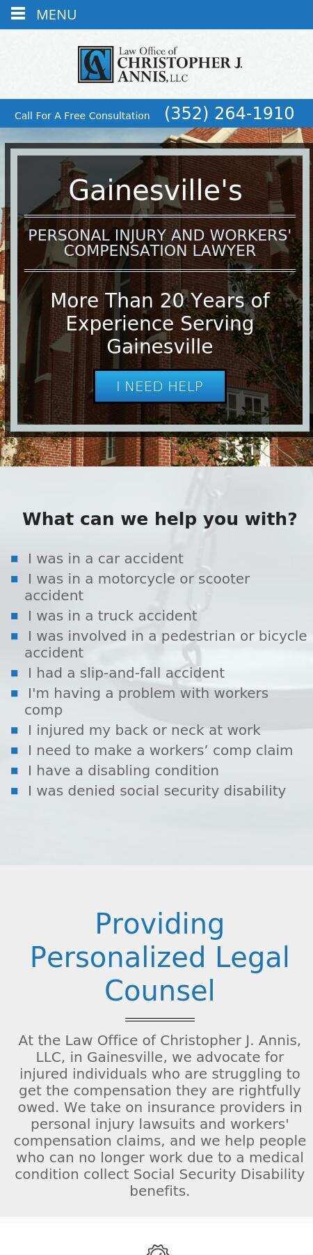 Law Office of Christopher J. Annis, LLC - Gainesville FL Lawyers