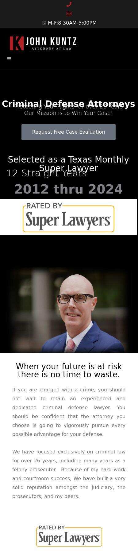 Law Office of John Kuntz - San Antonio TX Lawyers