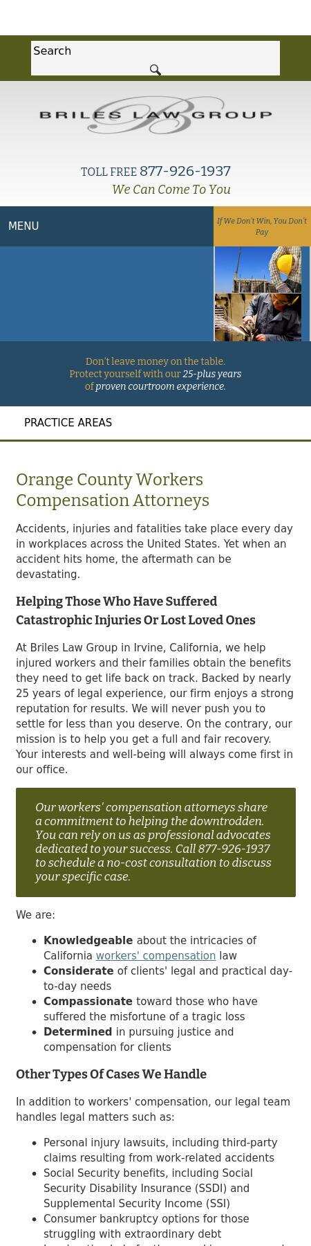 Law Offices of Briles & Associates - Santa Ana CA Lawyers