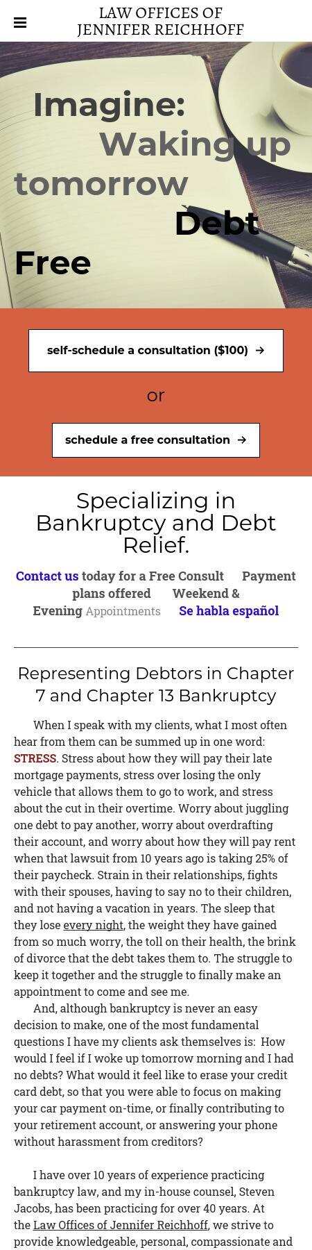 Law Offices of Jennifer Reichhoff - Hayward CA Lawyers
