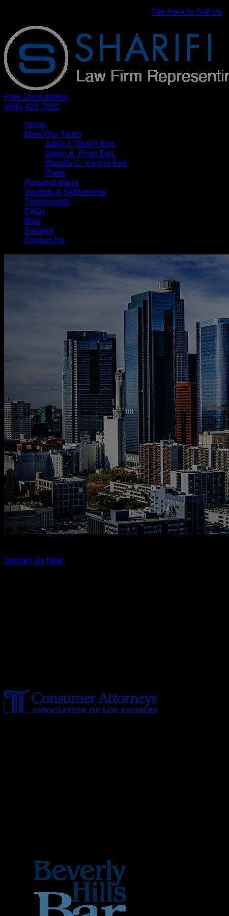Law Offices of Jubin Sharifi, APLC - Los Angeles CA Lawyers