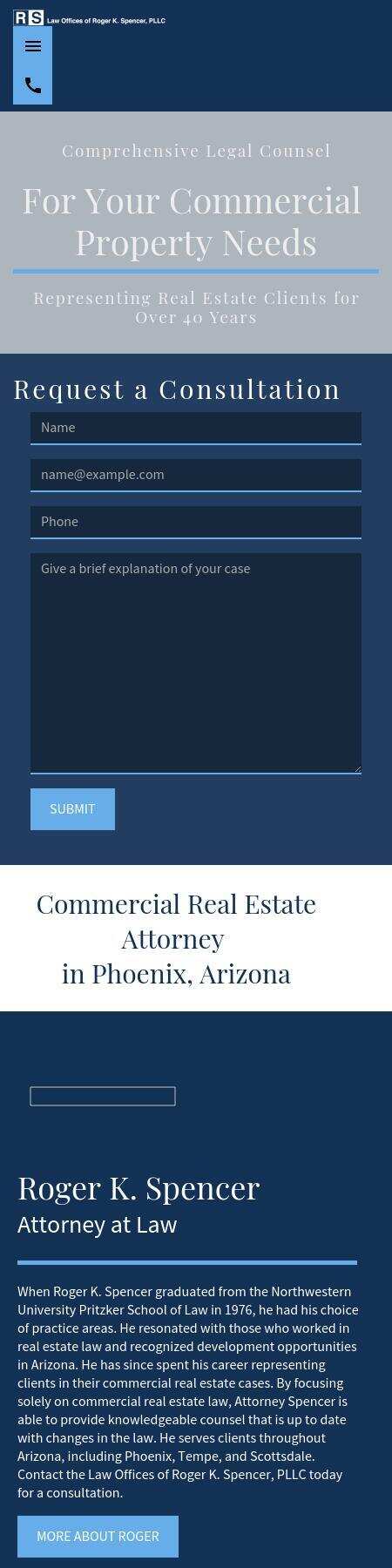 Law Offices of Roger K. Spencer, PLLC - Phoenix AZ Lawyers