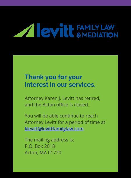 Levitt Law Group - Chelmsford MA Lawyers