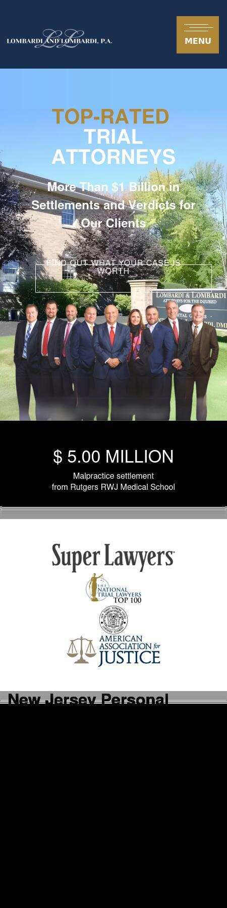Lombardi and Lombardi, P.A. - Edison NJ Lawyers