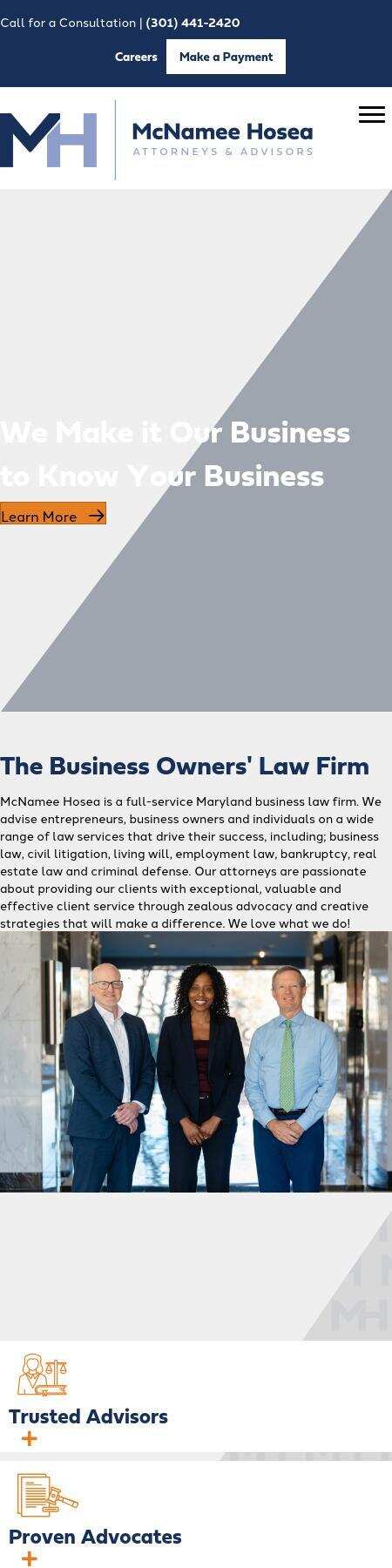McNamee, Hosea, Jernigan, Kim, Greenan & Lynch, P.A. - Annapolis MD Lawyers