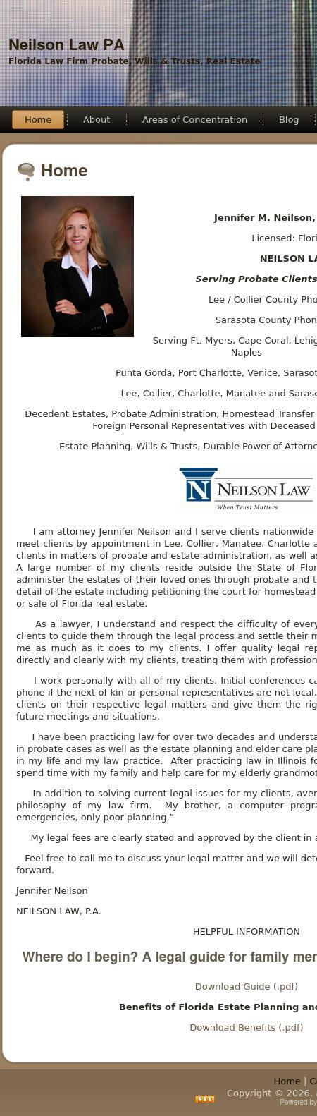 Neilson Law, P.A. - Probate, Trusts and Estates Law Firm - Cape Coral FL Lawyers