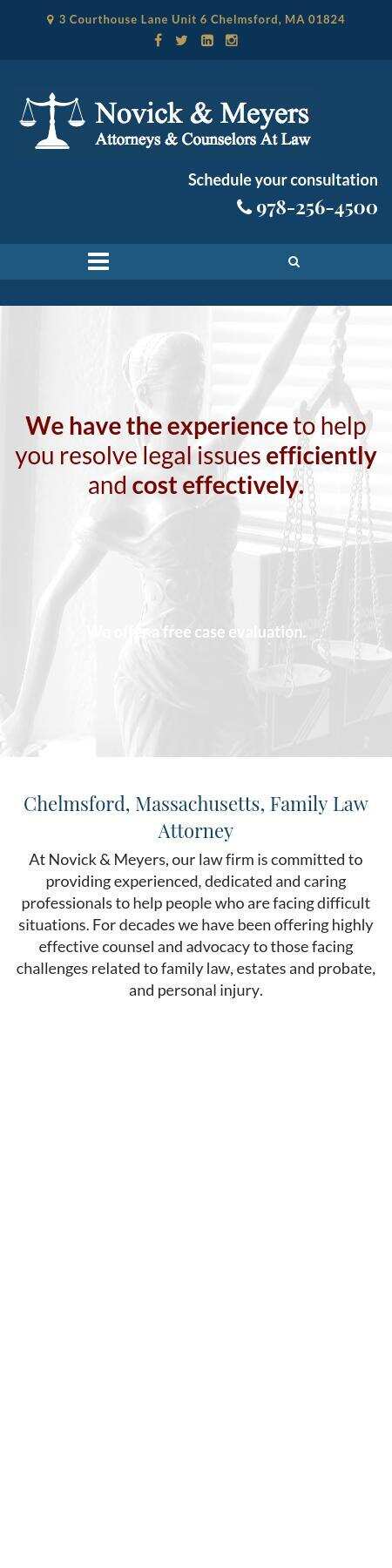 Novick & Meyers - Westford MA Lawyers