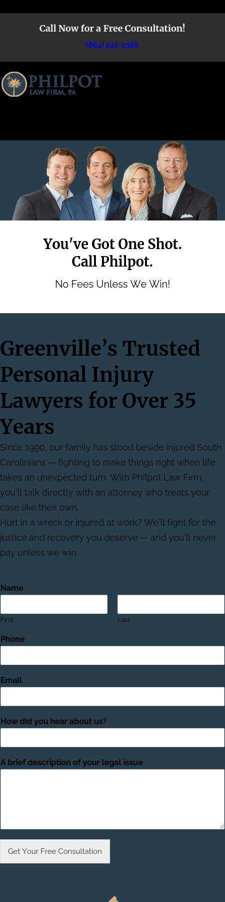 Philpot Law Firm, PA - Greenville SC Lawyers