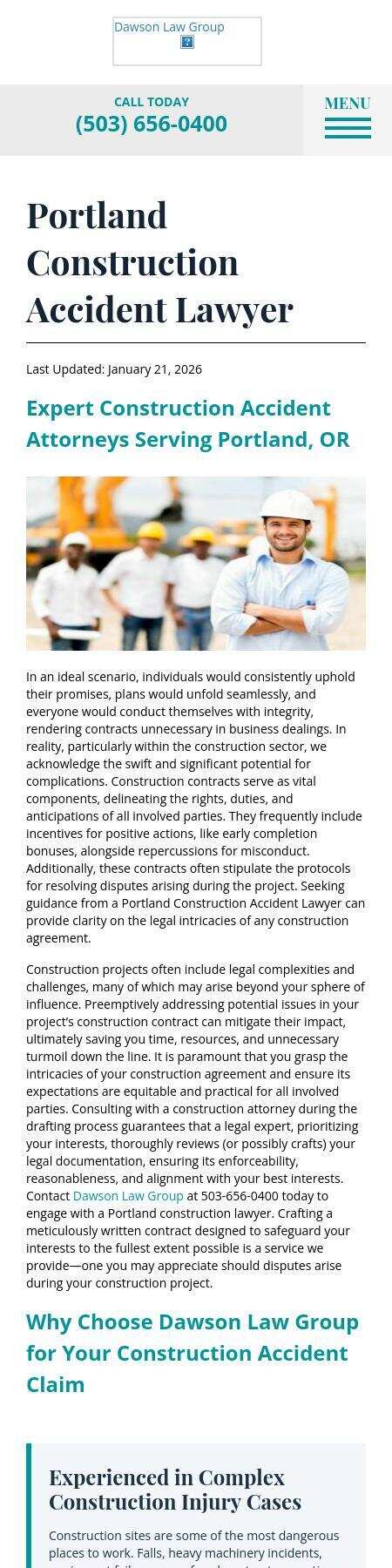 Dawson Law Group - Portland OR Lawyers