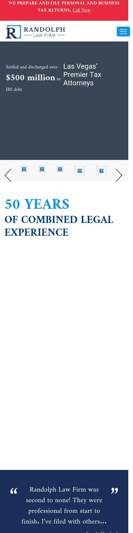 Randolph Law Firm, P.C. - Las Vegas NV Lawyers