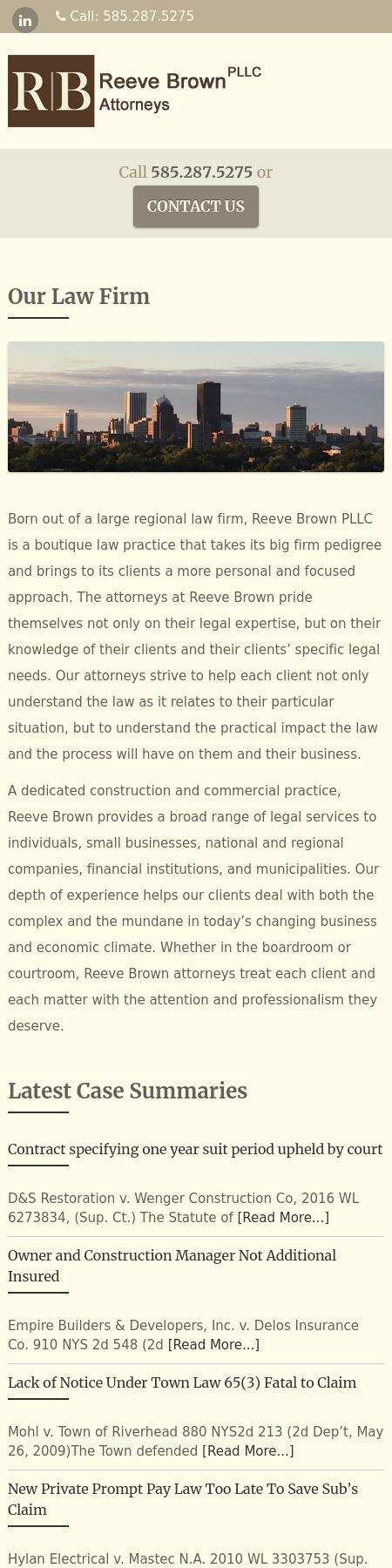 Reeve Brown PLLC - Rochester NY Lawyers