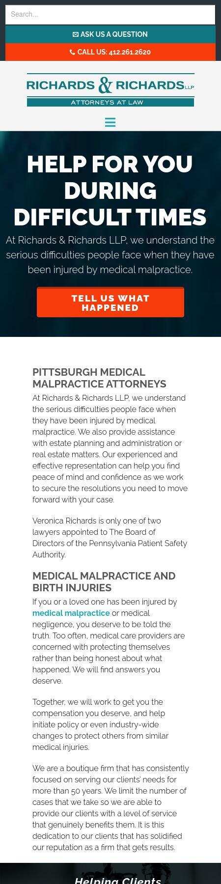 Richards & Richards, LLP - Pittsburgh PA Lawyers