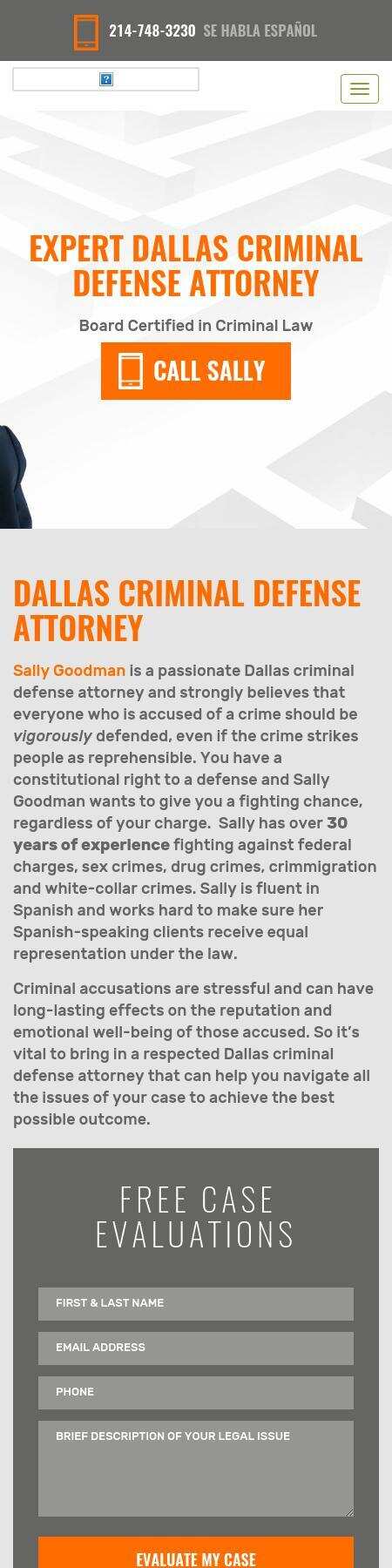 Sally Goodman Law - Dallas TX Lawyers