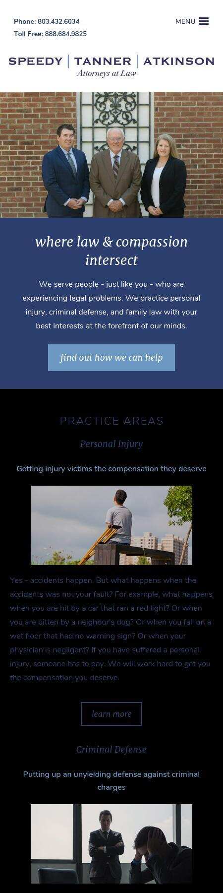 Speedy, Tanner, Atkinson & Cook, LLC - Lancaster SC Lawyers