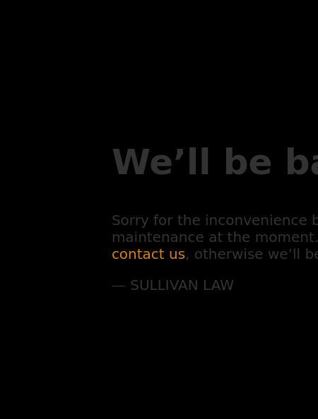 Sullivan & Associates, PLLC - Canyon Lake TX Lawyers