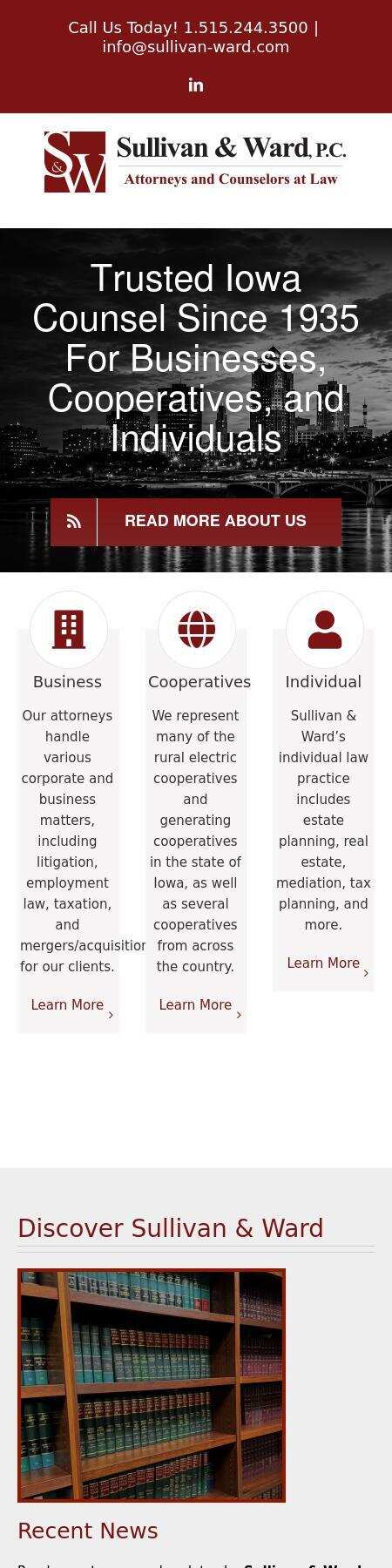 Sullivan & Ward, P.C. - West Des Moines IA Lawyers