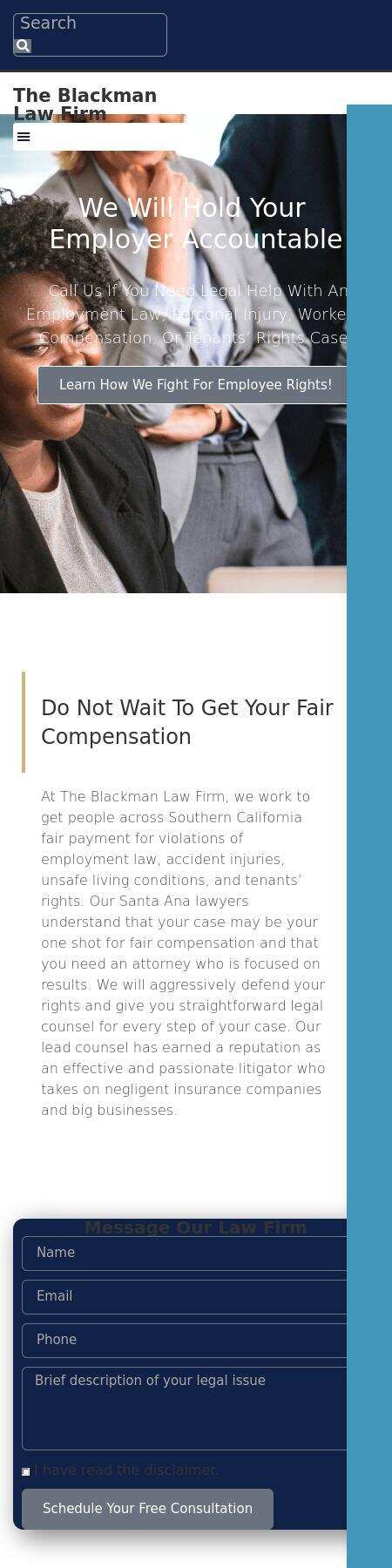 The Blackman Law Firm - Santa Ana CA Lawyers