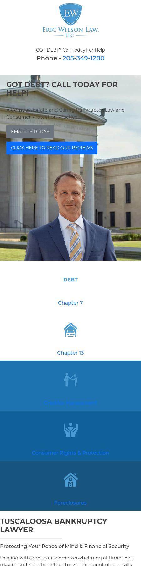 The Law Firm of Eric M. Wilson, LLC - Tuscaloosa AL Lawyers