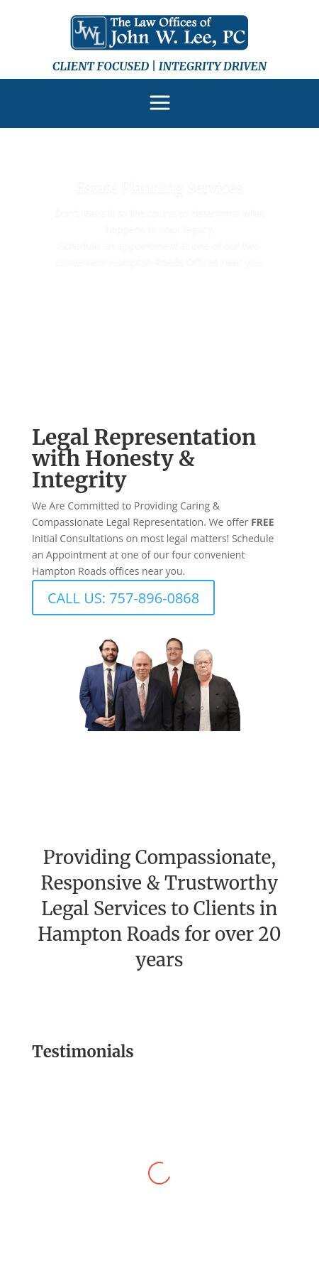 The Law Firm of John W. Lee, P.C. - Virginia Beach VA Lawyers