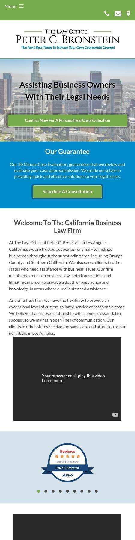 The Law Office of Peter C. Bronstein - Los Angeles CA Lawyers