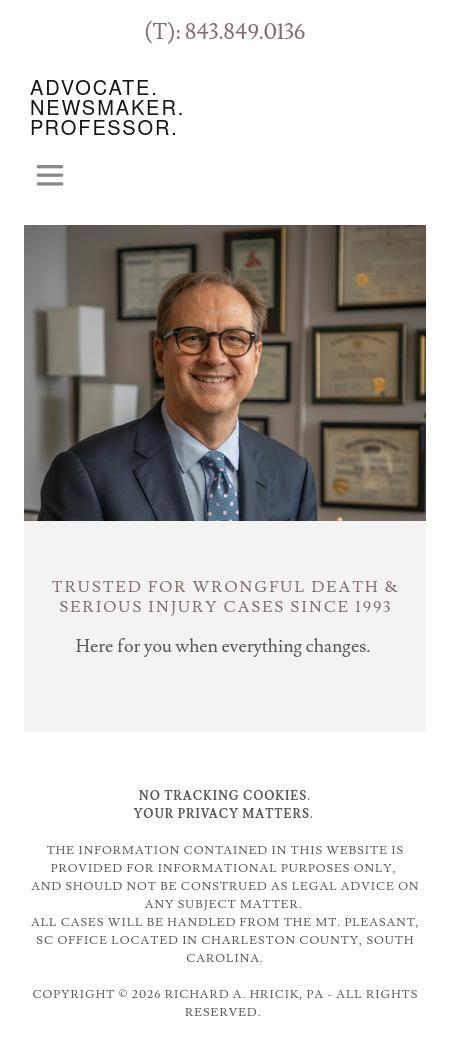 The Law Offices of Richard A. Hricik, P.A. - Mt. Pleasant SC Lawyers