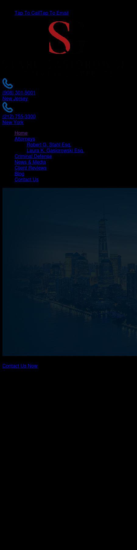 Stahl Criminal Defense Lawyers - Westfield NJ Lawyers