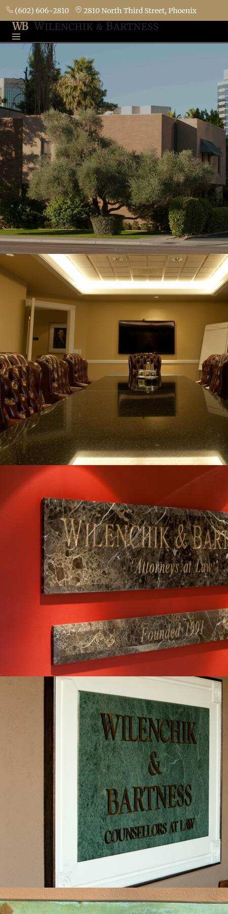Wilenchik & Bartness PC - Phoenix AZ Lawyers