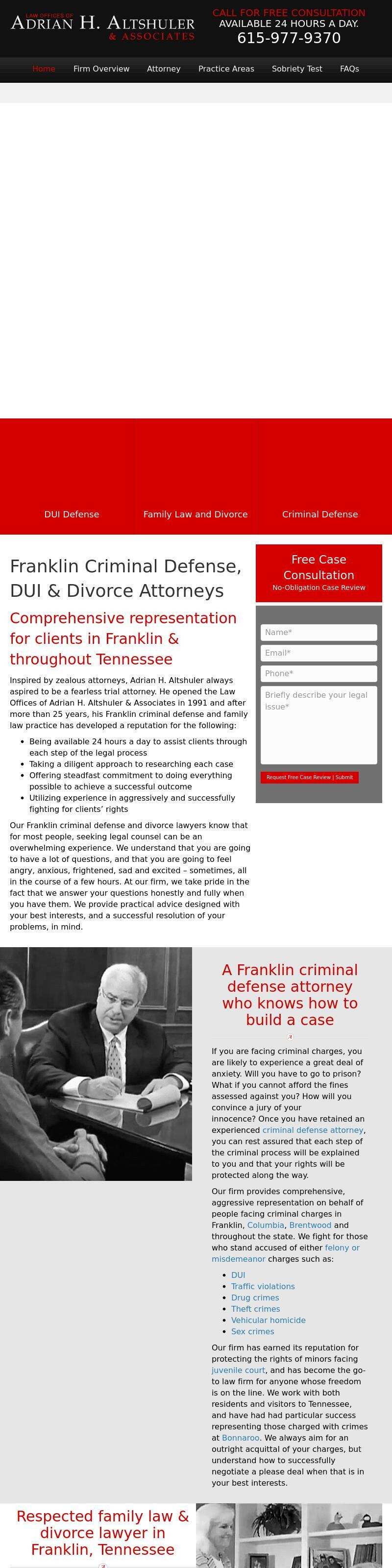  Law Offices of Adrian H. Altshuler & Associates - Columbia TN Lawyers