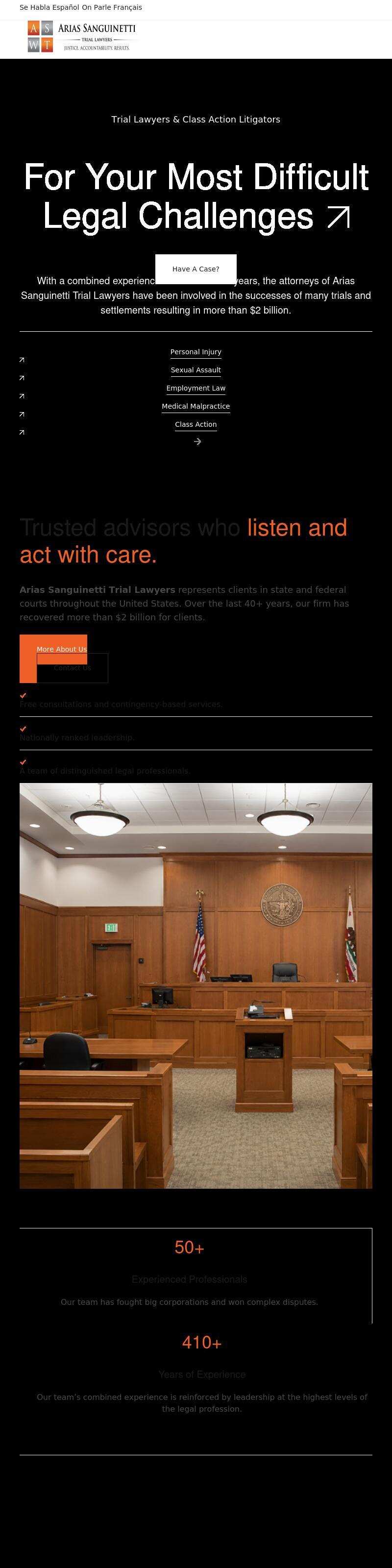 Arias Sanguinetti Wang & Torrijos, LLP - Los Angeles CA Lawyers