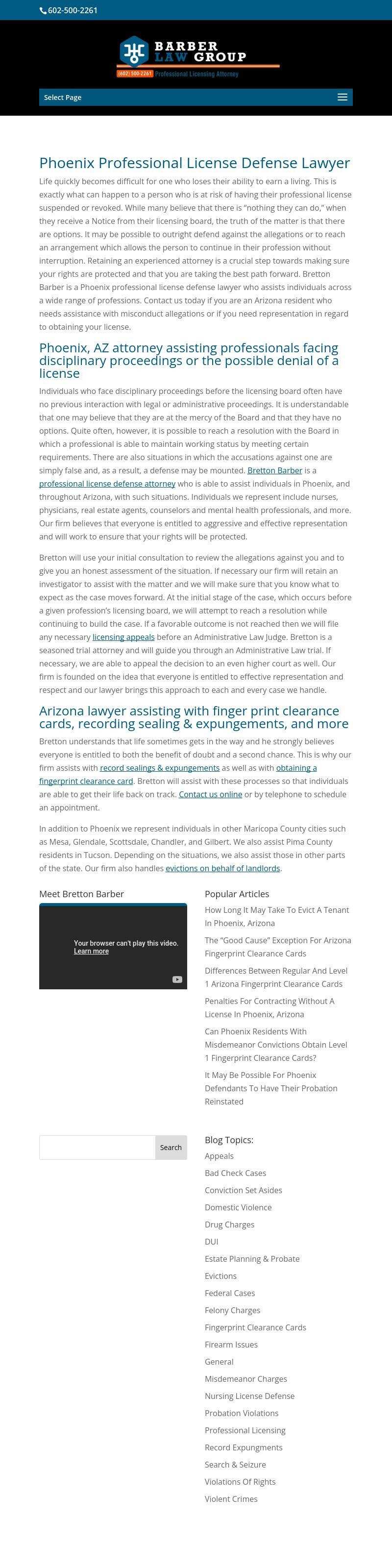 Barber Law Group PLLC - Phoenix AZ Lawyers