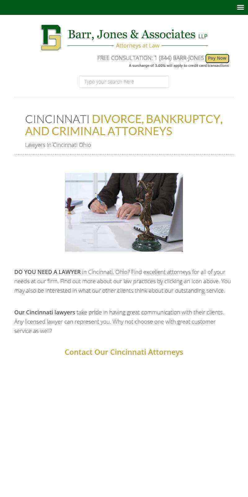 Barr, Jones & Associates LLP - Cincinnati OH Lawyers