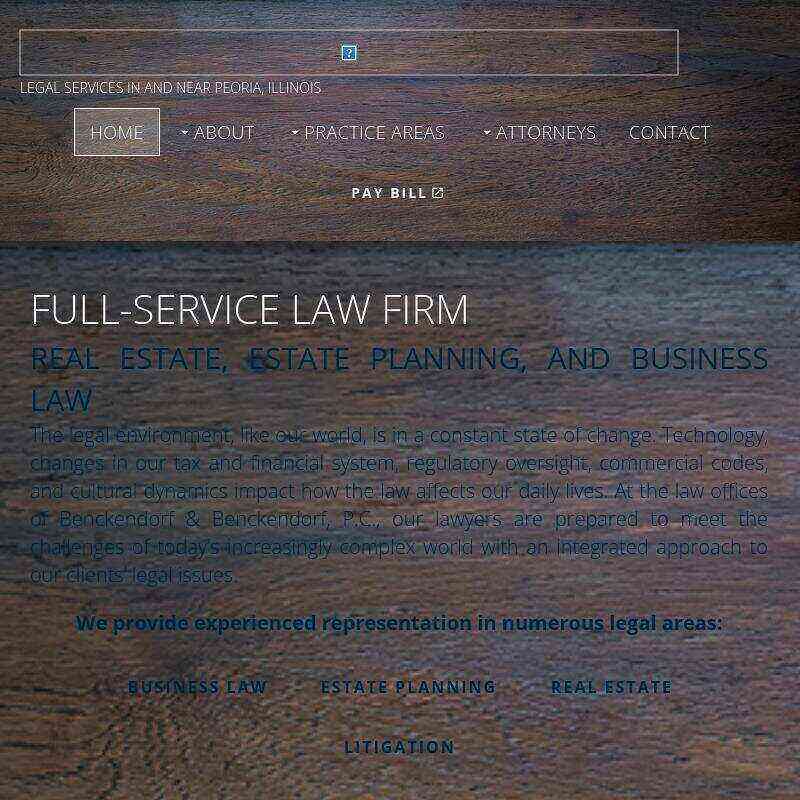 Benckendorf & Benckendorf, P.C. - Peoria IL Lawyers