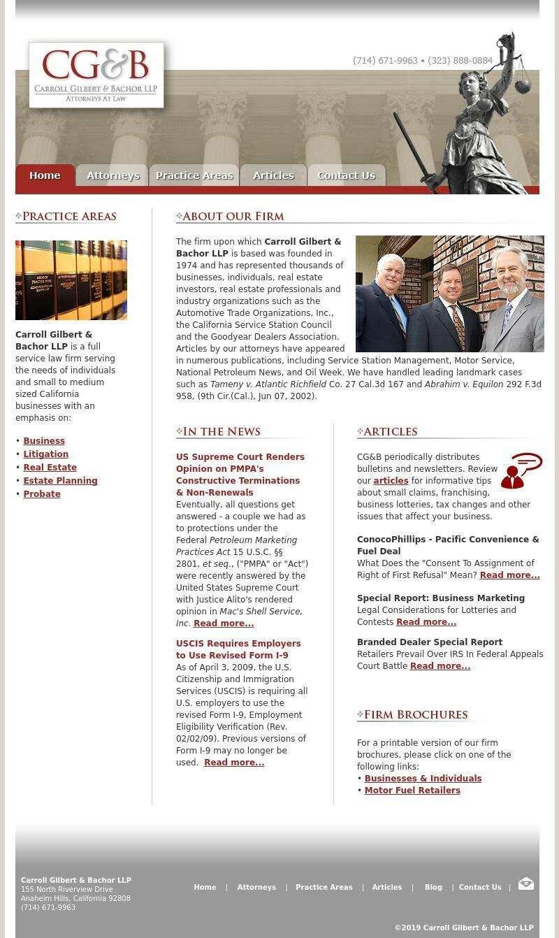 Carroll Gilbert & Bachor LLP - Brea CA Lawyers