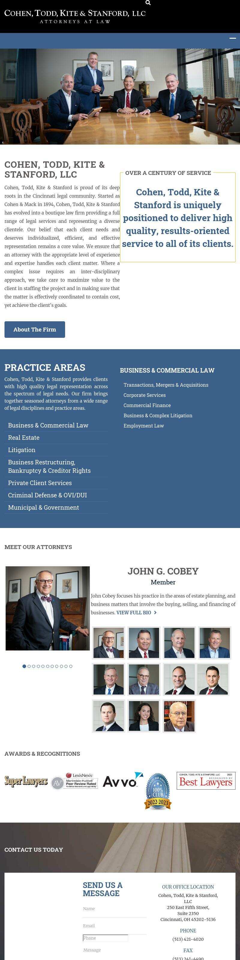 Cohen, Todd, Kite & Stanford, LLC - Cincinnati OH Lawyers