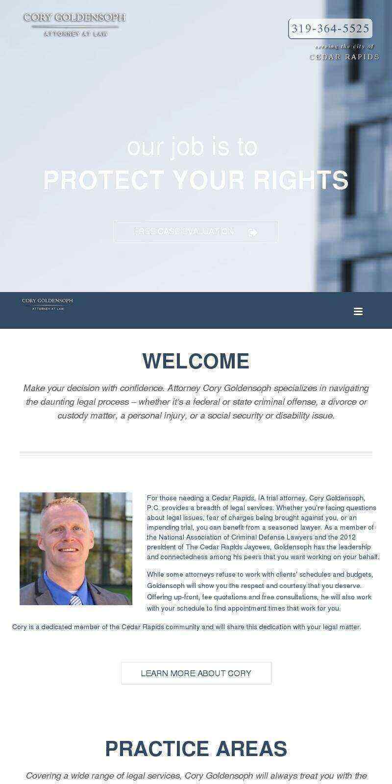 Cory Goldensoph. P.C. - Cedar Rapids IA Lawyers
