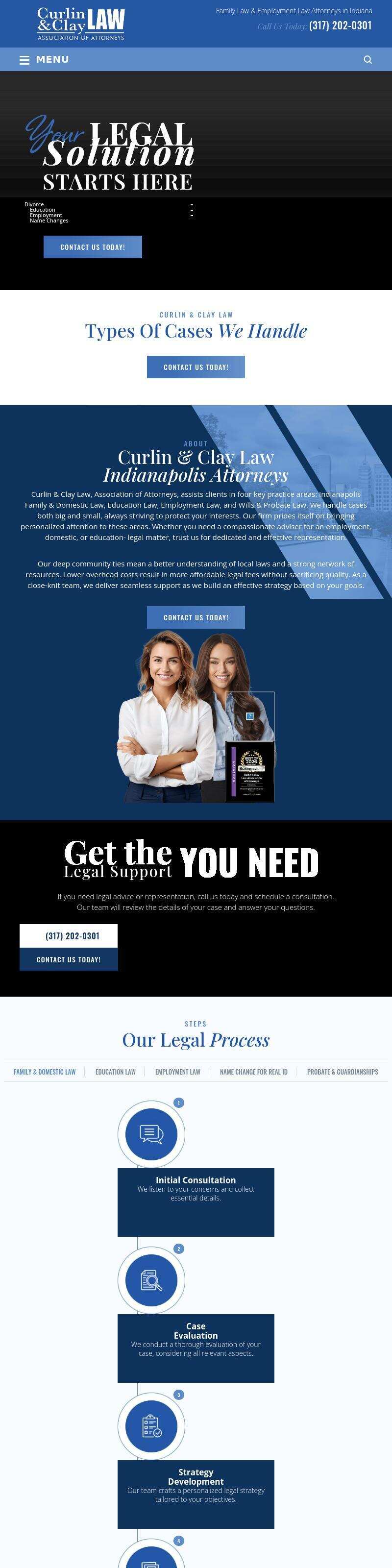 Curlin & Clay Law - Indianapolis IN Lawyers