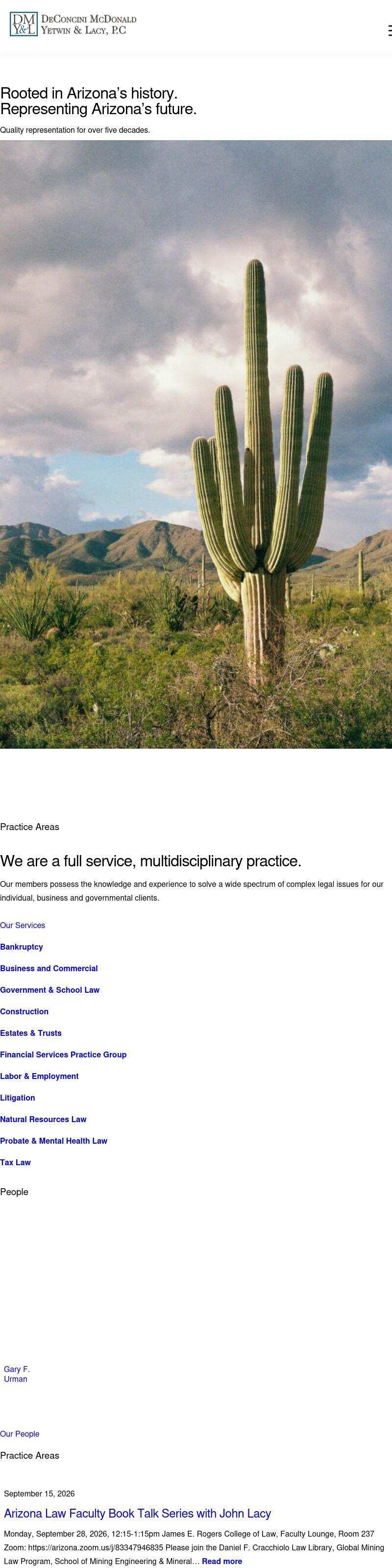 Deconcini McDonald Yetwin & Lacy PC - Phoenix AZ Lawyers