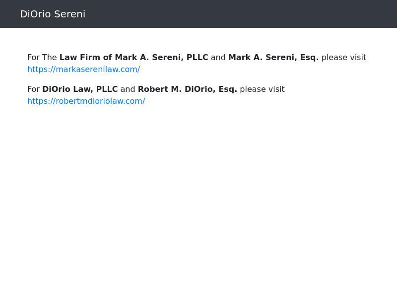 DiOrio & Sereni, LLP - Media PA Lawyers