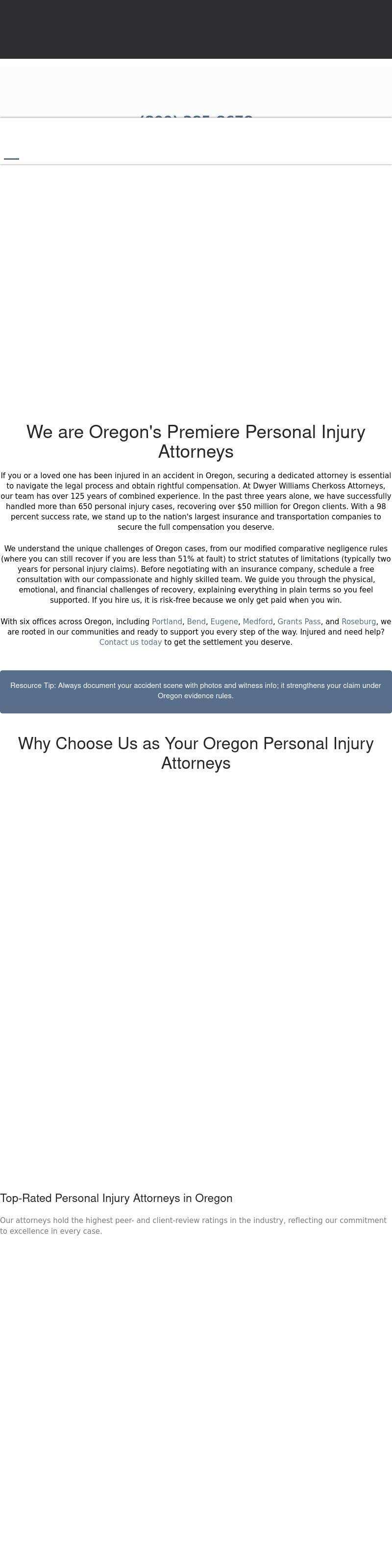 Dwyer Williams Potter Attorneys, LLP - Bend OR Lawyers