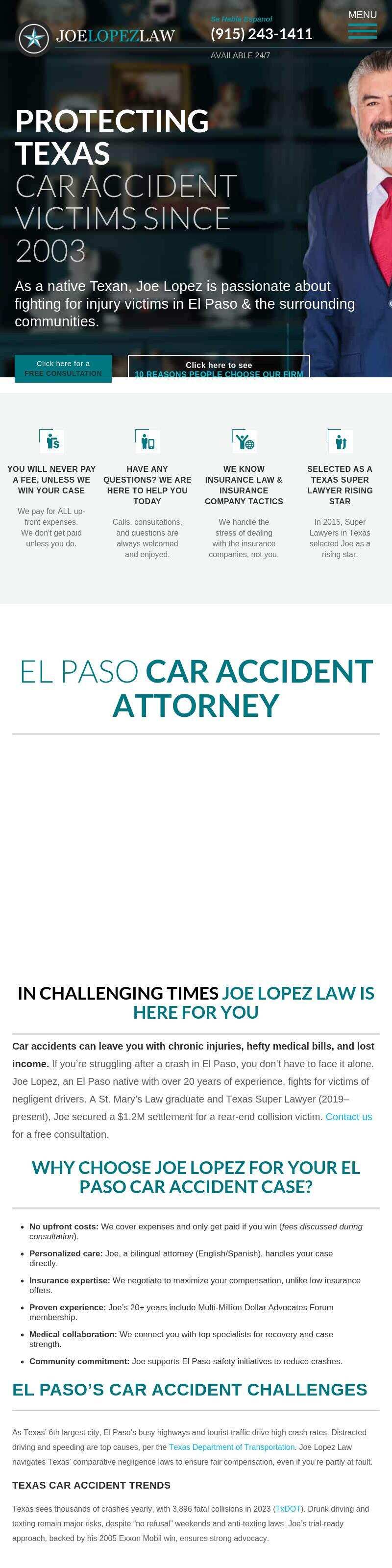 Joe Lopez Law - El Paso TX Lawyers