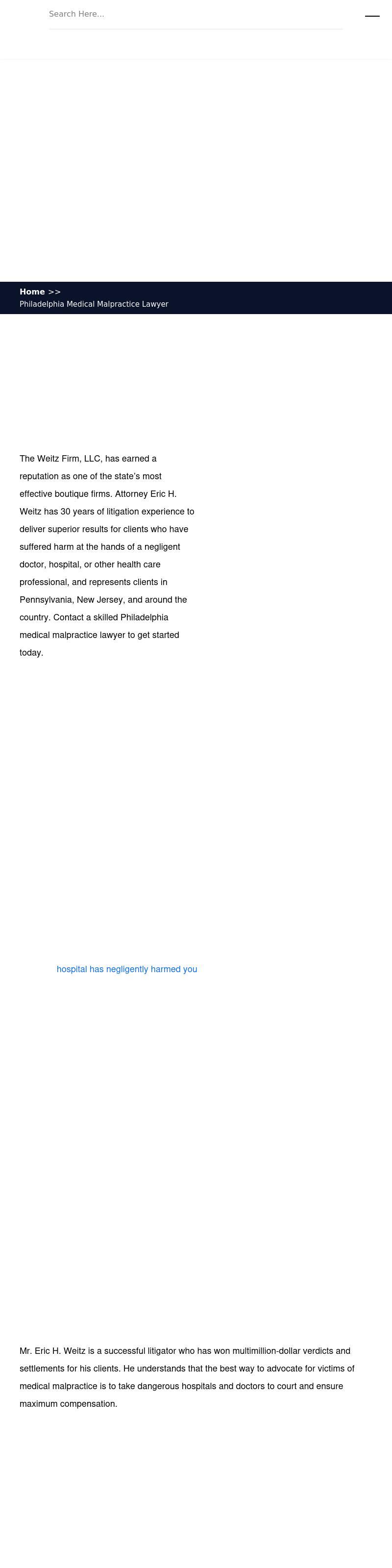 The Weitz Firm, LLC - Philadelphia PA Lawyers